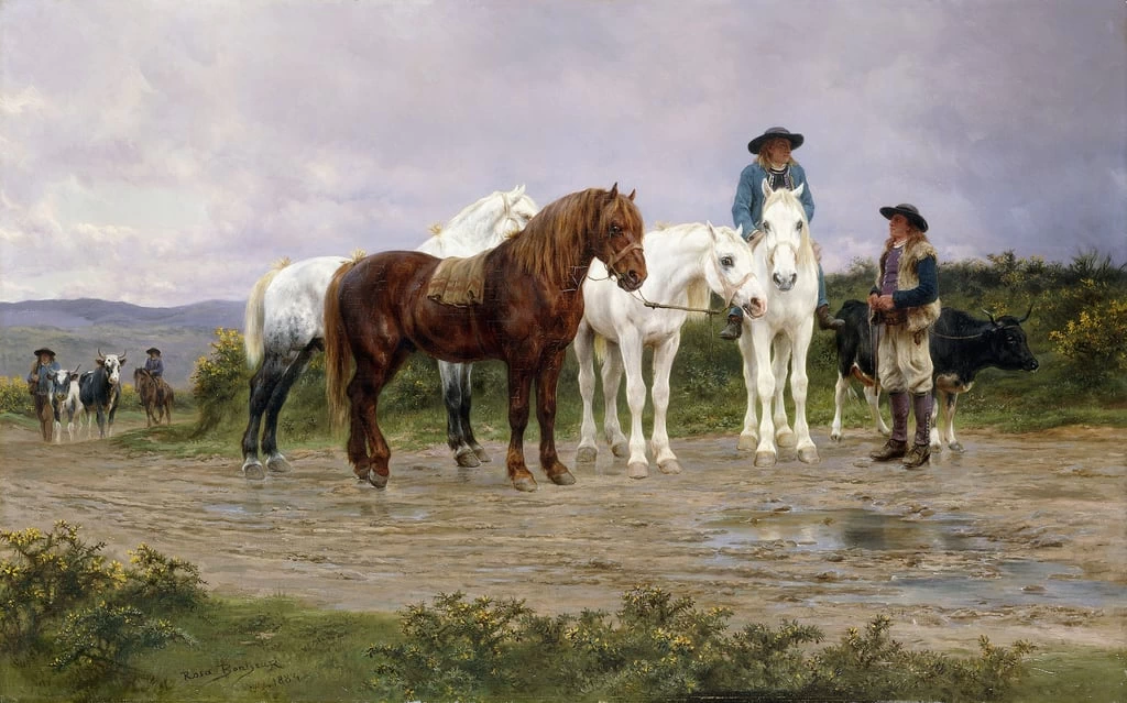 Mercato degli agricoltori dei Pirenei, 1884